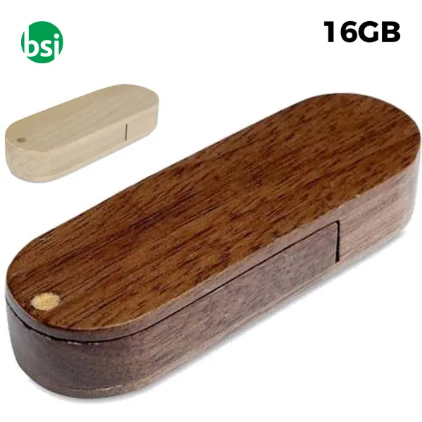 Ob 16gb flash drive promo - woody flash -  1