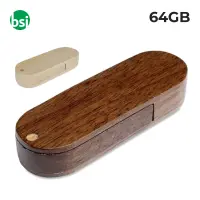 64GB USB - Woody Flash Advertising USB Drive