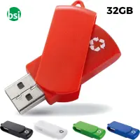 Ob 32gb flash drive advertising - recycloflash