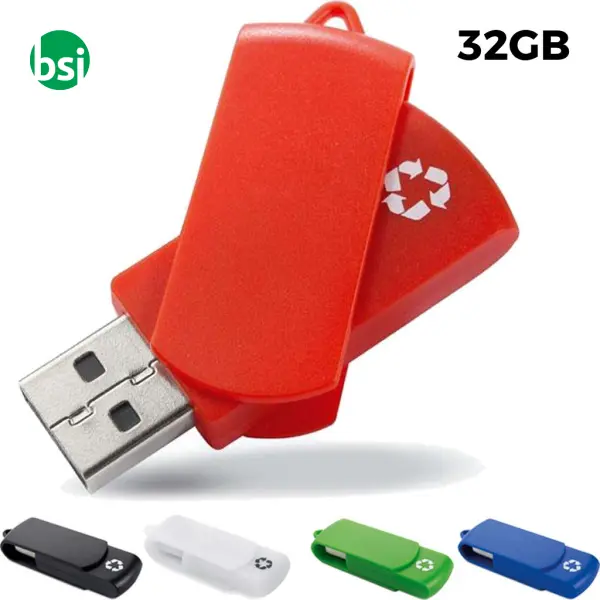 Ob 32gb flash drive advertising - recycloflash -  1