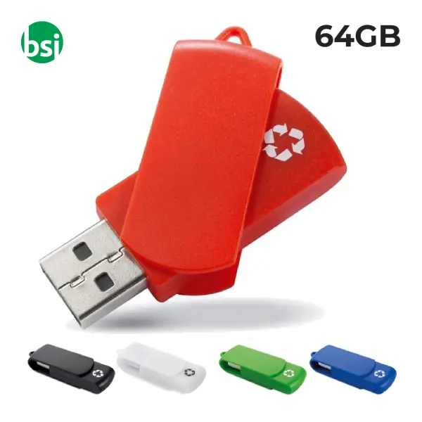 64GB USB - Recycloflash Customizable USB Drive -  1