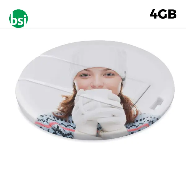 Ob 4gb flash drive advertising - circle -  1