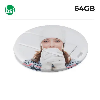 64GB USB - Circle Promotional Flash Drive