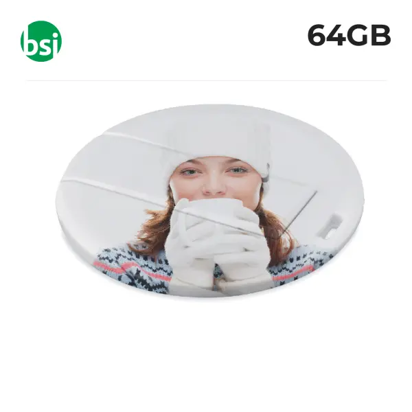 64GB USB - Circle Promotional Flash Drive -  1