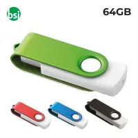 64GB USB - Soft Twister Advertising Flash Drive