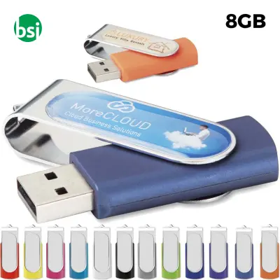 Ob 8gb flash drive customizable - twister doming