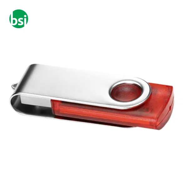 64GB USB - Transparent Twister Customizable USB -  10