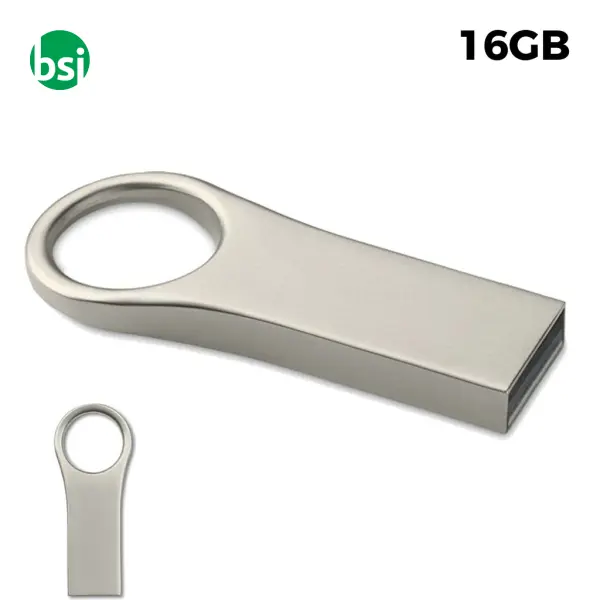 Ob 16gb flash drive promo - aluflash round -  1