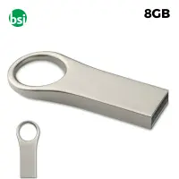 Ob 8gb promotional stick - aluflash round