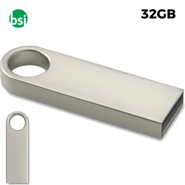 32gb flash drive - aluflash roundy -  1