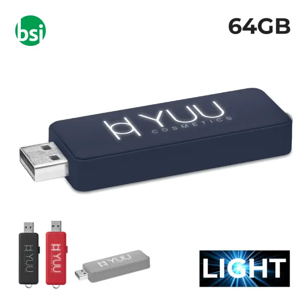 64GB USB - Luminous Logo 1 USB Flash Drive -  1