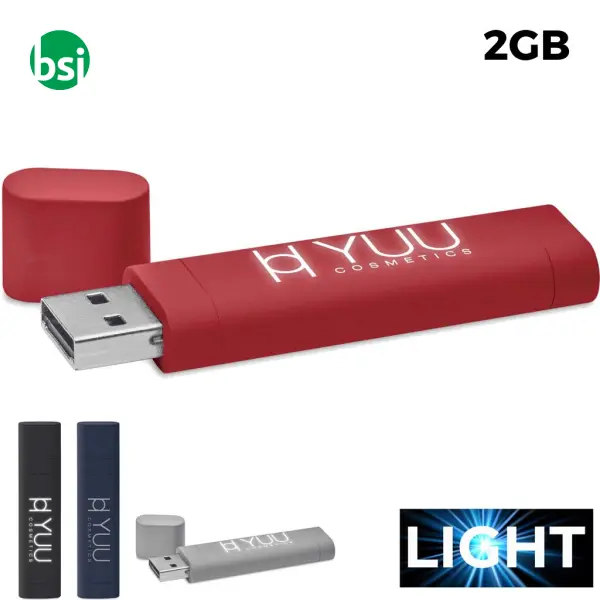 Ob 2gb flash drive customizable - logo bright 3 -  1