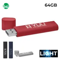 64GB USB - Luminous Logo 3 Flash Drive
