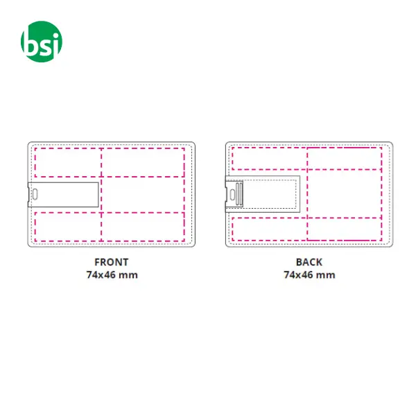 64GB USB - Minicard Customizable Flash Drive -  2