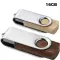 Ob 16gb flash drive promo - twister wood - Anteprima 1