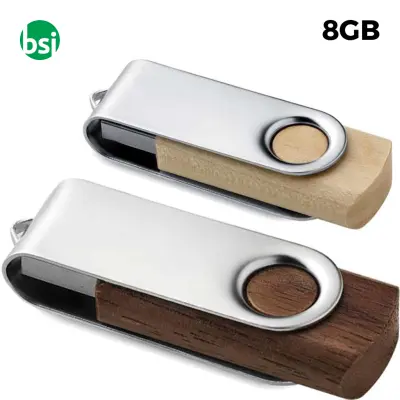 Ob 8gb promotional wrench - twister wood