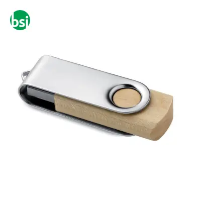 64GB USB - Wooden Twister Advertising USB Drive - Immagine 10