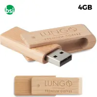 Ob 4gb promotional stick - bamboo