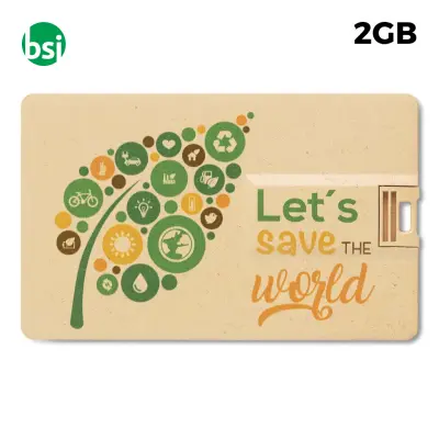 Ob 2gb stick Ob advertising - credit card straw