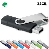 Ob 32gb flash drive promo - twister USB-OTG
