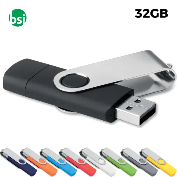 Ob 32gb flash drive - twister otg -  1