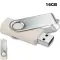 USB 16GB Advertising USB Flash Drive - Twister Straw - Anteprima 1