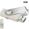 Ob 2gb promotional stick - straw twister - Anteprima 1