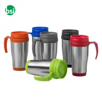 Sanibel 400ml insulated mug Stainless Steel Plastic