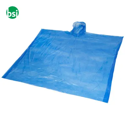 Ziva disposable rain poncho with storage pouch - Immagine 7