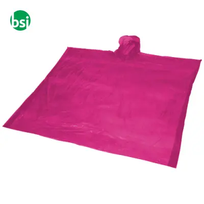 Ziva disposable rain poncho with storage pouch - Immagine 12