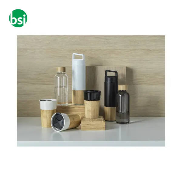 Pereira 320ml porcelain mug with bamboo outer wall  - 100645 -  9