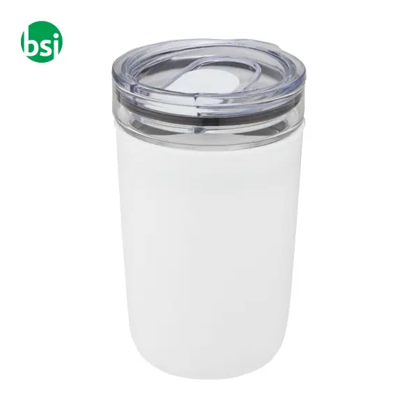 Bello 420ml glass tumbler with recycled plastic outer wall -  9