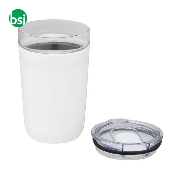 Bello 420ml glass tumbler with recycled plastic outer wall -  4