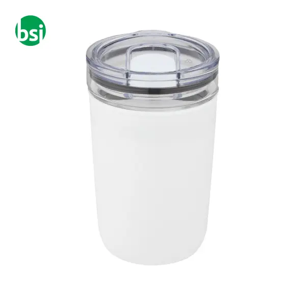 Bello 420ml glass tumbler with recycled plastic outer wall -  6