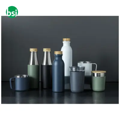 Bello 420ml glass tumbler with recycled plastic outer wall - Immagine 8