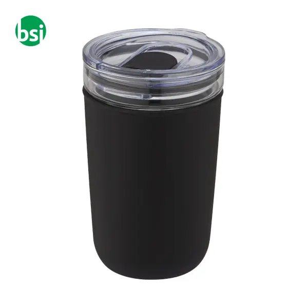 Bello 420ml glass tumbler with recycled plastic outer wall -  11