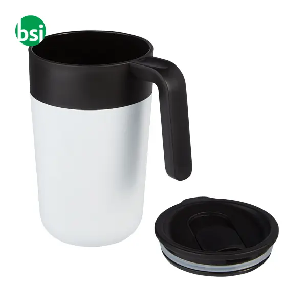 Nordia 400ml double-wall recycled mug  - 100731 -  5