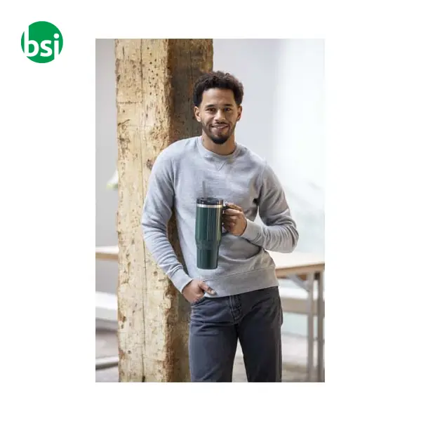 Melbourne 1200 ml RCS certified insulated tumbler with straw -  8