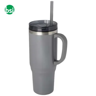 Melbourne 1200 ml RCS certified insulated tumbler with straw - Immagine 15