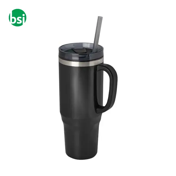 Melbourne 1200 ml RCS certified insulated tumbler with straw -  16