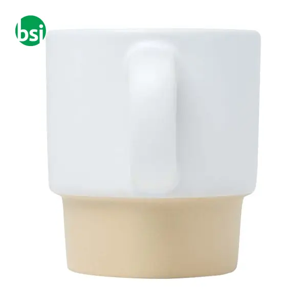 Olympia 130 ml stackable expresso cup with clay bottom -  4