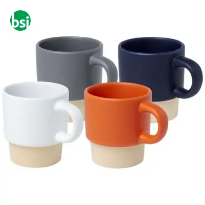 Olympia 130 ml stackable expresso cup with clay bottom - Immagine 5
