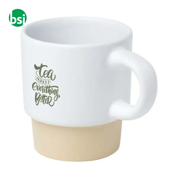 Olympia 130 ml stackable expresso cup with clay bottom -  2