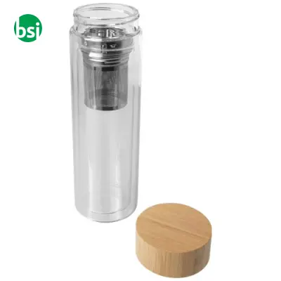 Bailey 400ml borsilicate glass infuser bottle - Immagine 4