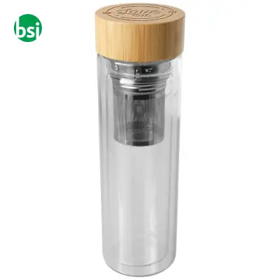Bailey 400ml borsilicate glass infuser bottle - Immagine 2