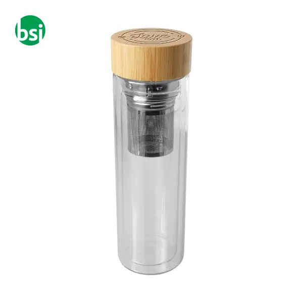 Bailey 400ml borsilicate glass infuser bottle -  2
