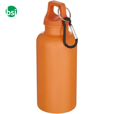 400 ml recycled plastic bottle with carabiner Oregon - Immagine 6