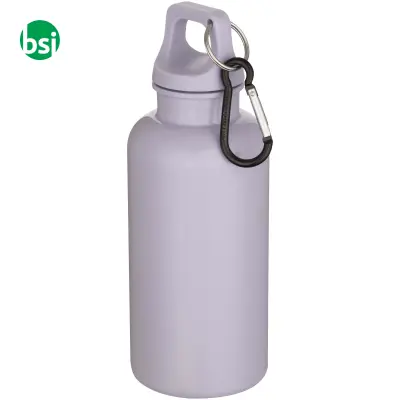 400 ml recycled plastic bottle with carabiner Oregon - Immagine 7