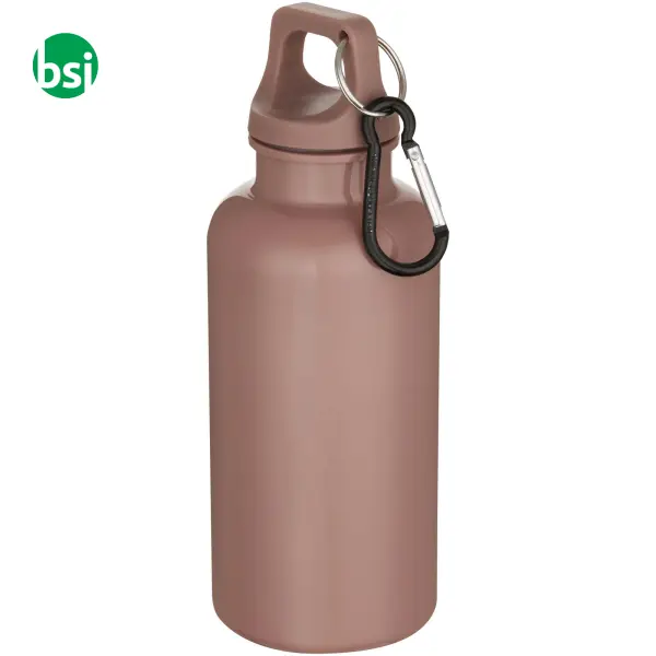 400 ml recycled plastic bottle with carabiner Oregon -  8