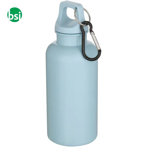 400 ml recycled plastic bottle with carabiner Oregon -  9